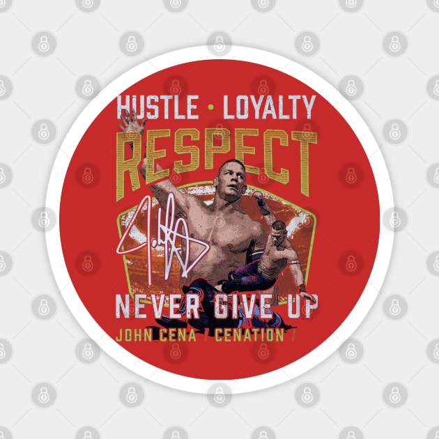 John Cena Cenation Respect Magnet by MunMun_Design